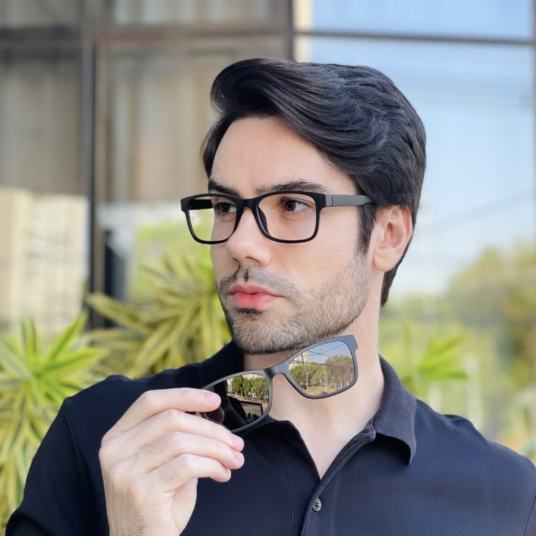 safine com br oculos 3 em 1 clip on masculino retangular preto ravi 1