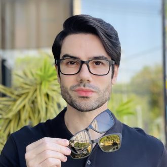 safine com br oculos 3 em 1 clip on masculino retangular preto ravi