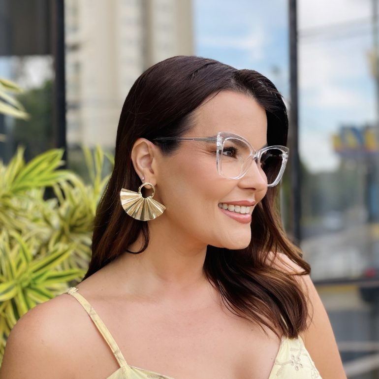safine com br oculos de grau feminino gatinho transparente lidy 2