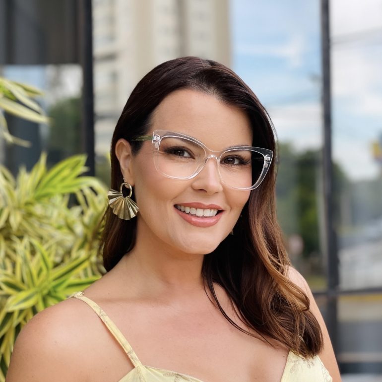 safine com br oculos de grau feminino gatinho transparente lidy 3