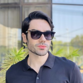 safine com br oculos de sol masculino quadrado cinza pablo