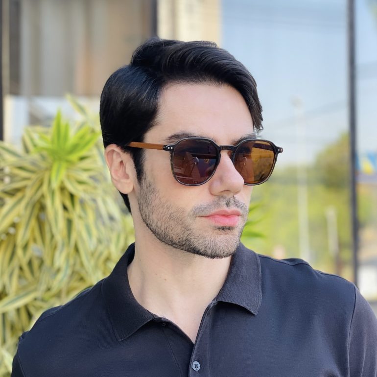 safine com br oculos de sol masculino quadrado marrom marcelo 2