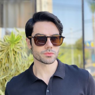 safine com br oculos de sol masculino quadrado marrom marcelo