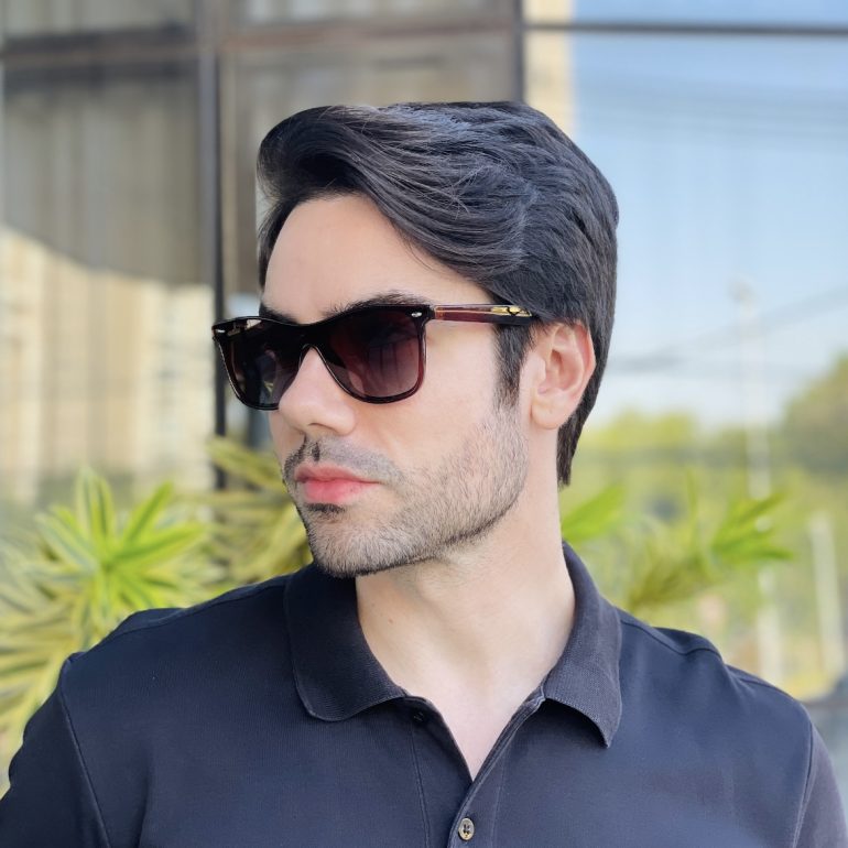 safine com br oculos de sol masculino quadrado marrom pablo 1