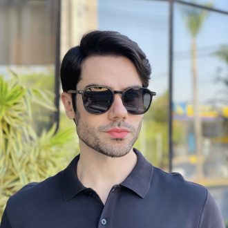safine com br oculos de sol masculino quadrado preto e cinza marcelo