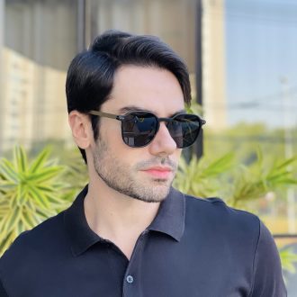 safine com br oculos de sol masculino quadrado preto fosco marcelo 1