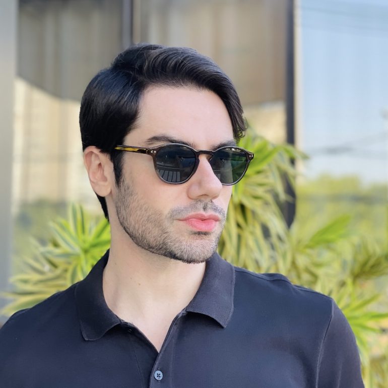 safine com br oculos de sol masculino redondo marrom e cinza gael 1
