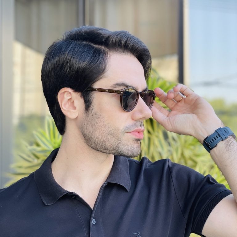 safine com br oculos de sol masculino redondo marrom e cinza gael 2