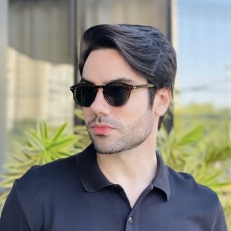 safine com br oculos de sol masculino redondo marrom e cinza gael 3