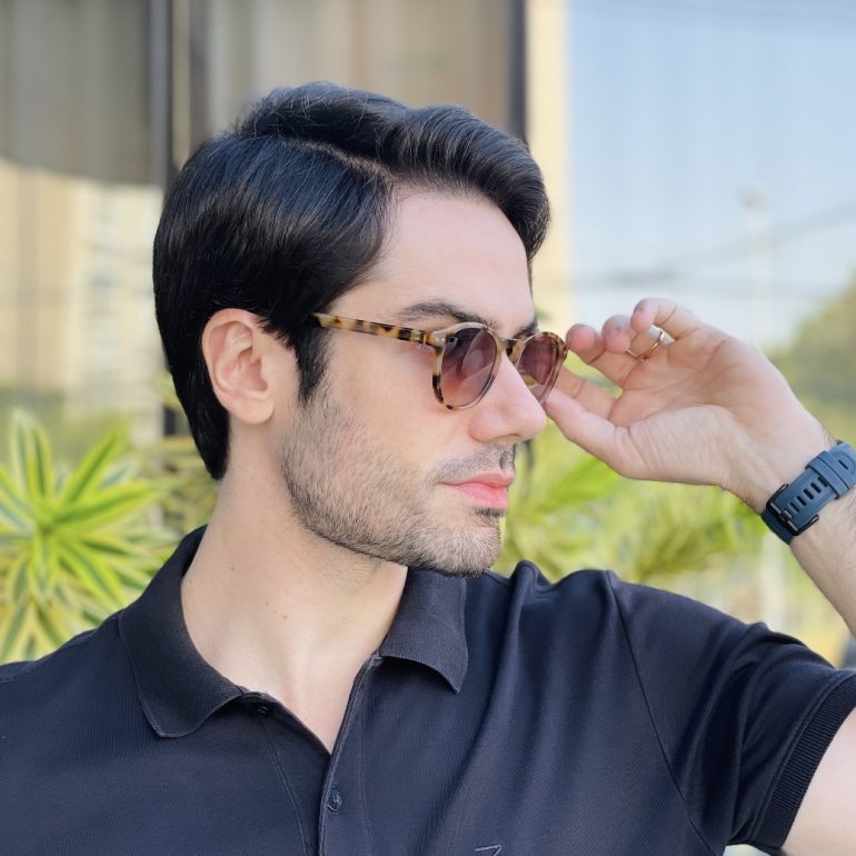 safine com br oculos de sol masculino redondo rajado gael 2