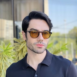 safine com br oculos de sol masculino redondo tartaruga gael