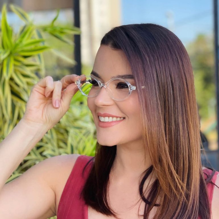 safine com br oculos de grau feminino oval transparente malu 2 0 1