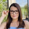 safine com br oculos de grau feminino quadrado marrom livia 13