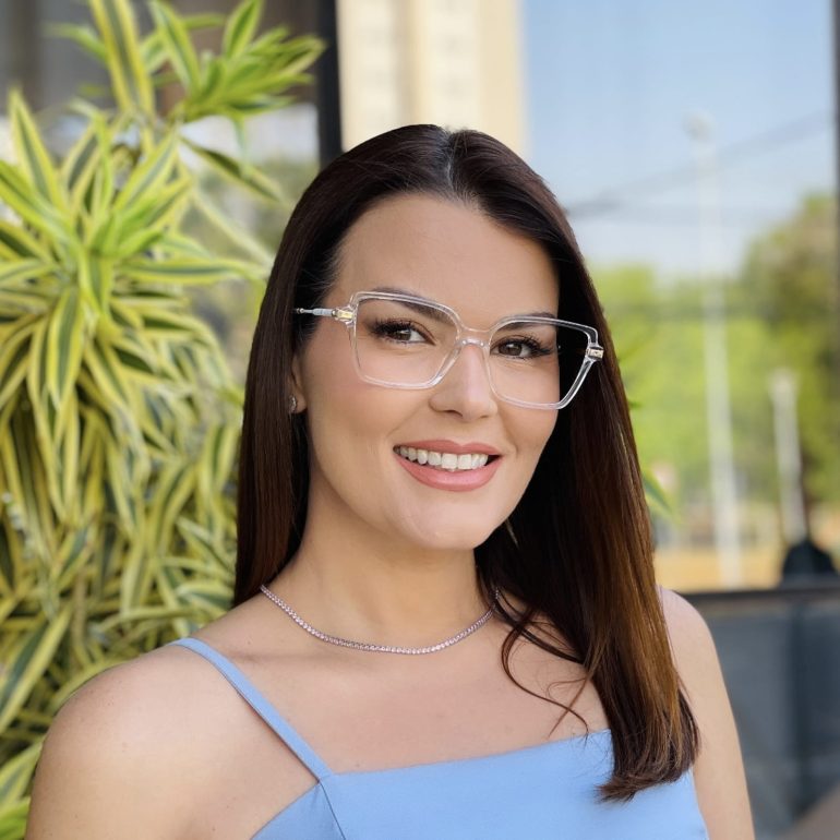 safine com br oculos de grau feminino quadrado transparente livia 2