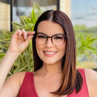 safine com br oculos de grau feminino redondo marrom degrade monica 11