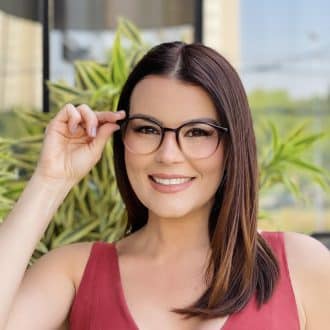 safine com br oculos de grau feminino redondo marrom degrade renata