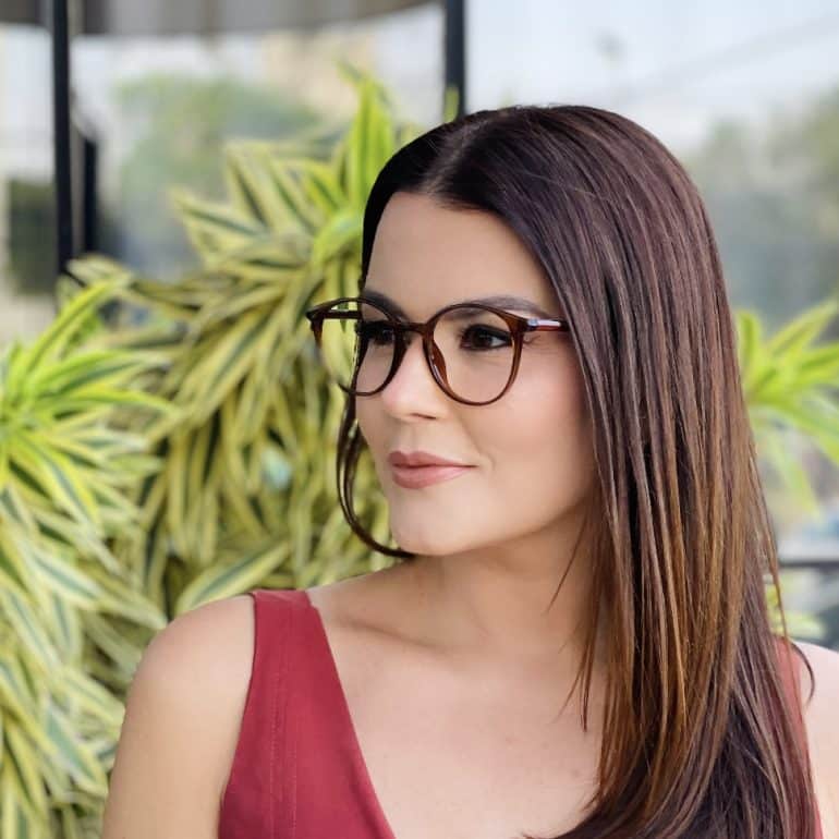 safine com br oculos de grau feminino redondo marrom monica 1