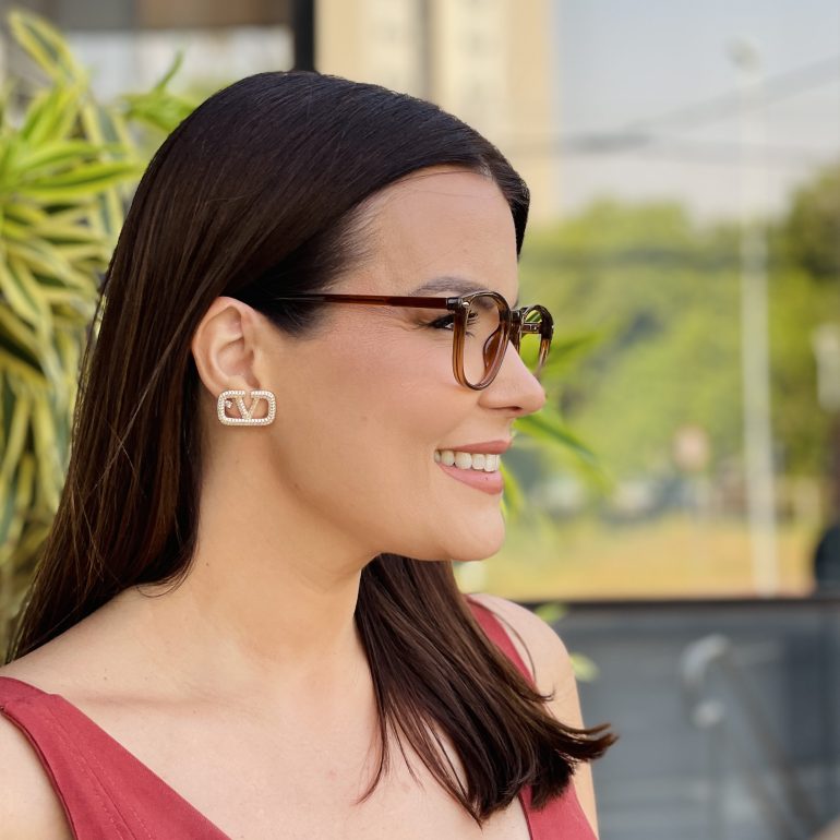 safine com br oculos de grau feminino redondo marrom renata 2