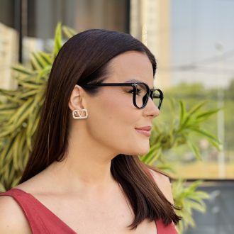 safine com br oculos de grau feminino redondo preto renata 2
