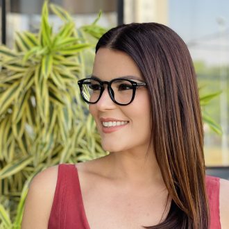 safine com br oculos de grau feminino redondo preto renata 3