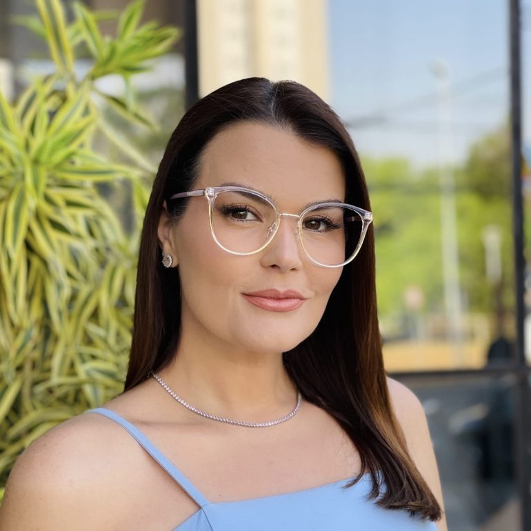 safine com br oculos de grau feminino redondo rosa transparente alice