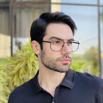 safine com br oculos de grau masculino aviador preto sergio 2 0 3