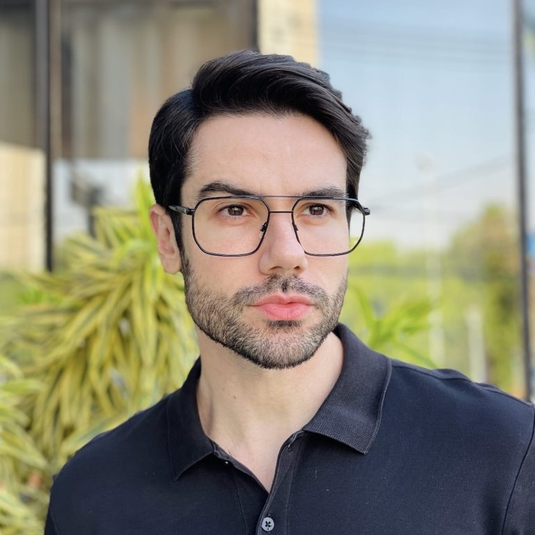 safine com br oculos de grau masculino aviador preto sergio 2 0