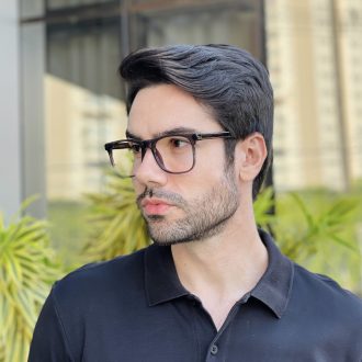 safine com br oculos de grau masculino quadrado cinza apolo 2