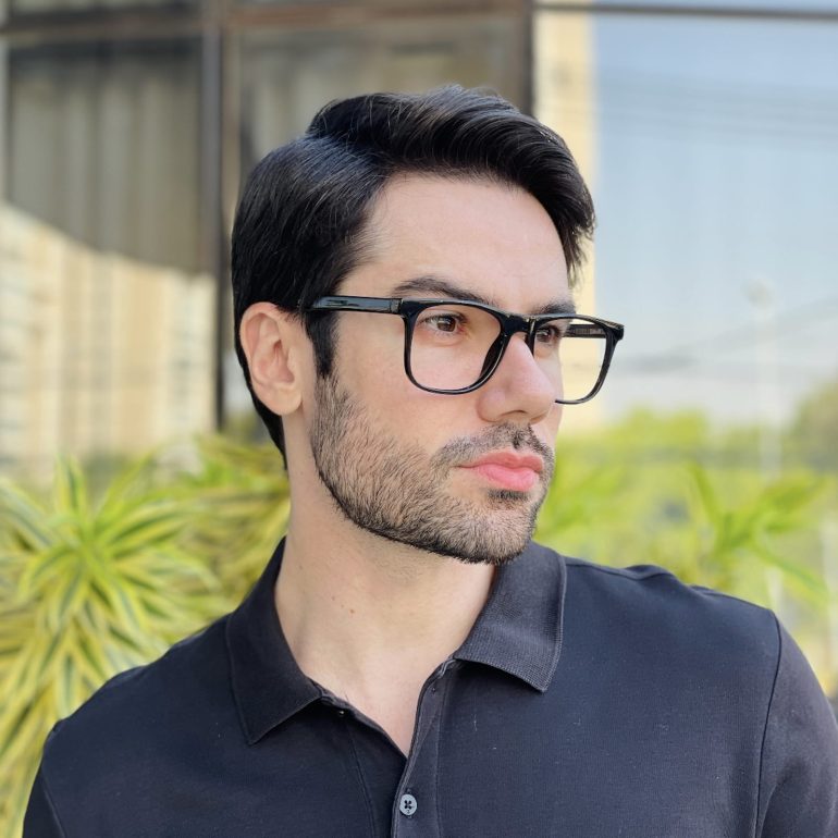 safine com br oculos de grau masculino quadrado preto apolo 1