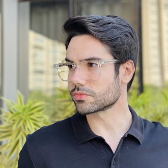 safine com br oculos de grau masculino quadrado transparente apolo 1