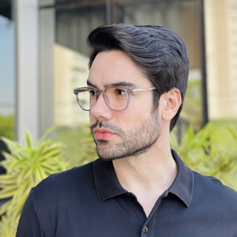safine com br oculos de grau masculino redondo cinza fabricio