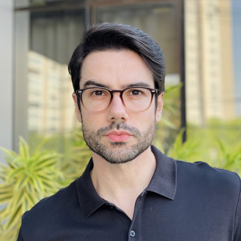 safine com br oculos de grau masculino redondo marrom degrade fabricio