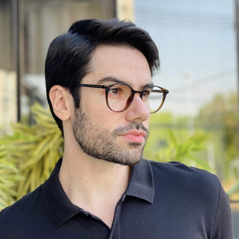 safine com br oculos de grau masculino redondo tartaruga xavier 1