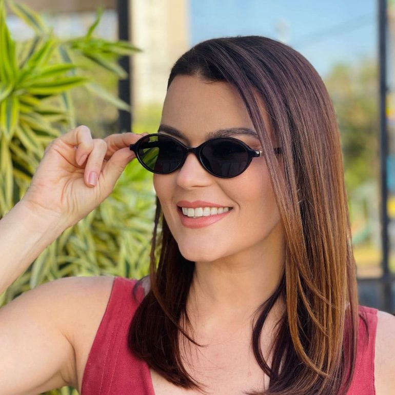 safine com br oculos de sol feminino oval marrom mia 2 0 3
