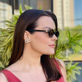 safine com br oculos de sol feminino oval preto e marrom mia 2 0 3