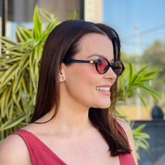 safine com br oculos de sol feminino oval preto e vermelho mia 2 0 2