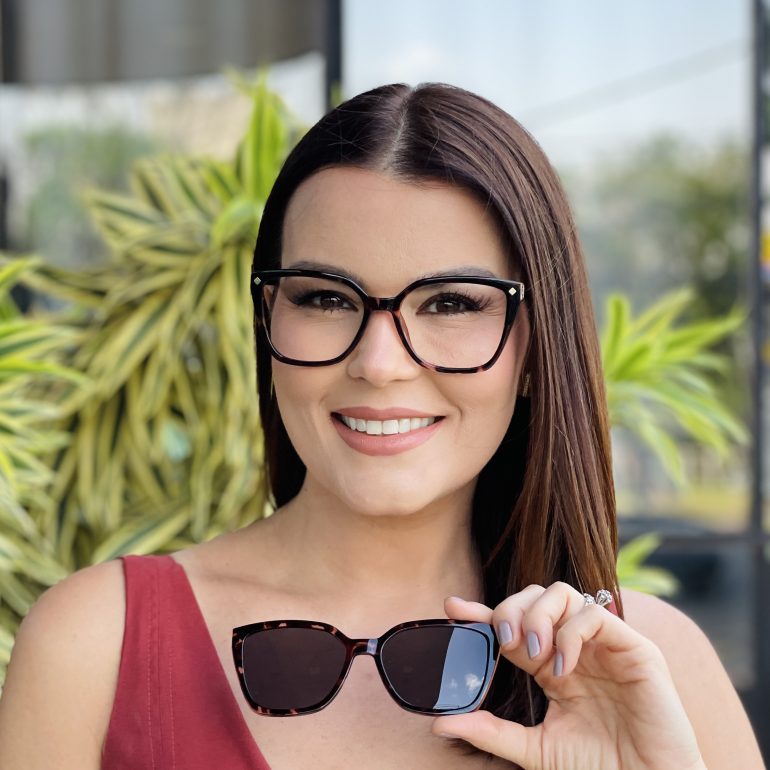 safine com br oculos feminino 2 em 1 clip on gatinho tartaruga rosa aline 2