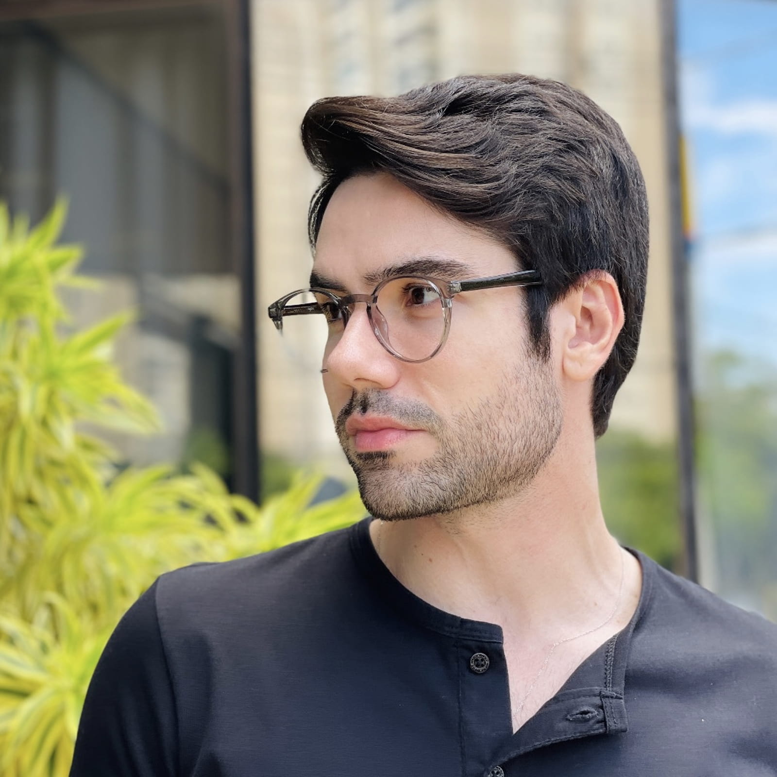 safine com br oculos 2 em 1 clip on masculino redondo cinza transparente paulo 6 safine com br oculos 2 em 1 clip on masculino redondo cinza transparente paulo 6