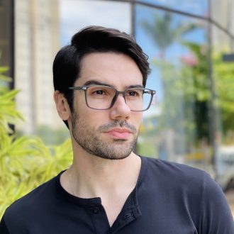 safine com br oculos 2 em 1 clip on masculino retangular cinza maxi