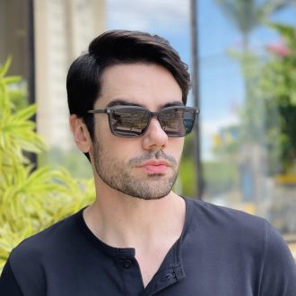 safine com br oculos 2 em 1 clip on masculino retangular cinza maxi 9