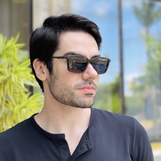 safine com br oculos 2 em 1 clip on masculino retangular preto e cinza maxi 10