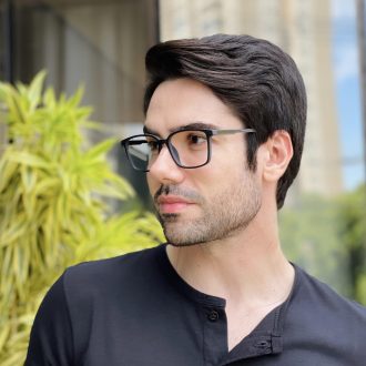 safine com br oculos 2 em 1 clip on masculino retangular preto e cinza maxi 13