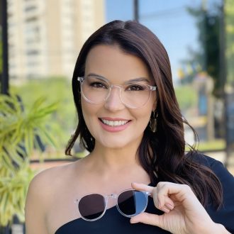 safine com br oculos 2 em 1 clip on redondo transparente melissa 2 0 2