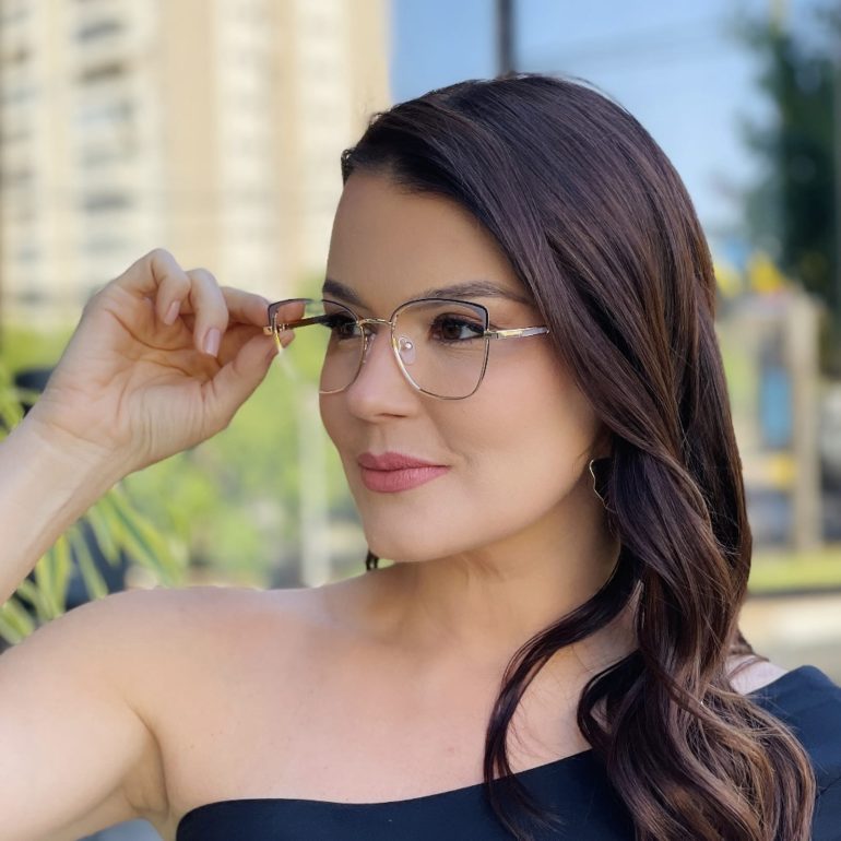 safine com br oculos de grau feminino gatinho cinza dani 2