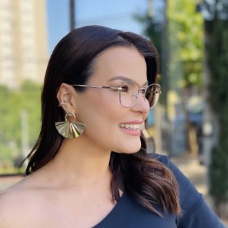 safine com br oculos de grau feminino gatinho marrom dani 2