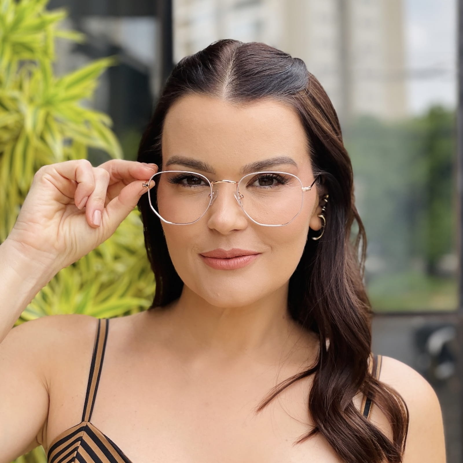 safine com br oculos de grau feminino hexagonal rose laura 1 safine com br oculos de grau feminino hexagonal rose laura 1