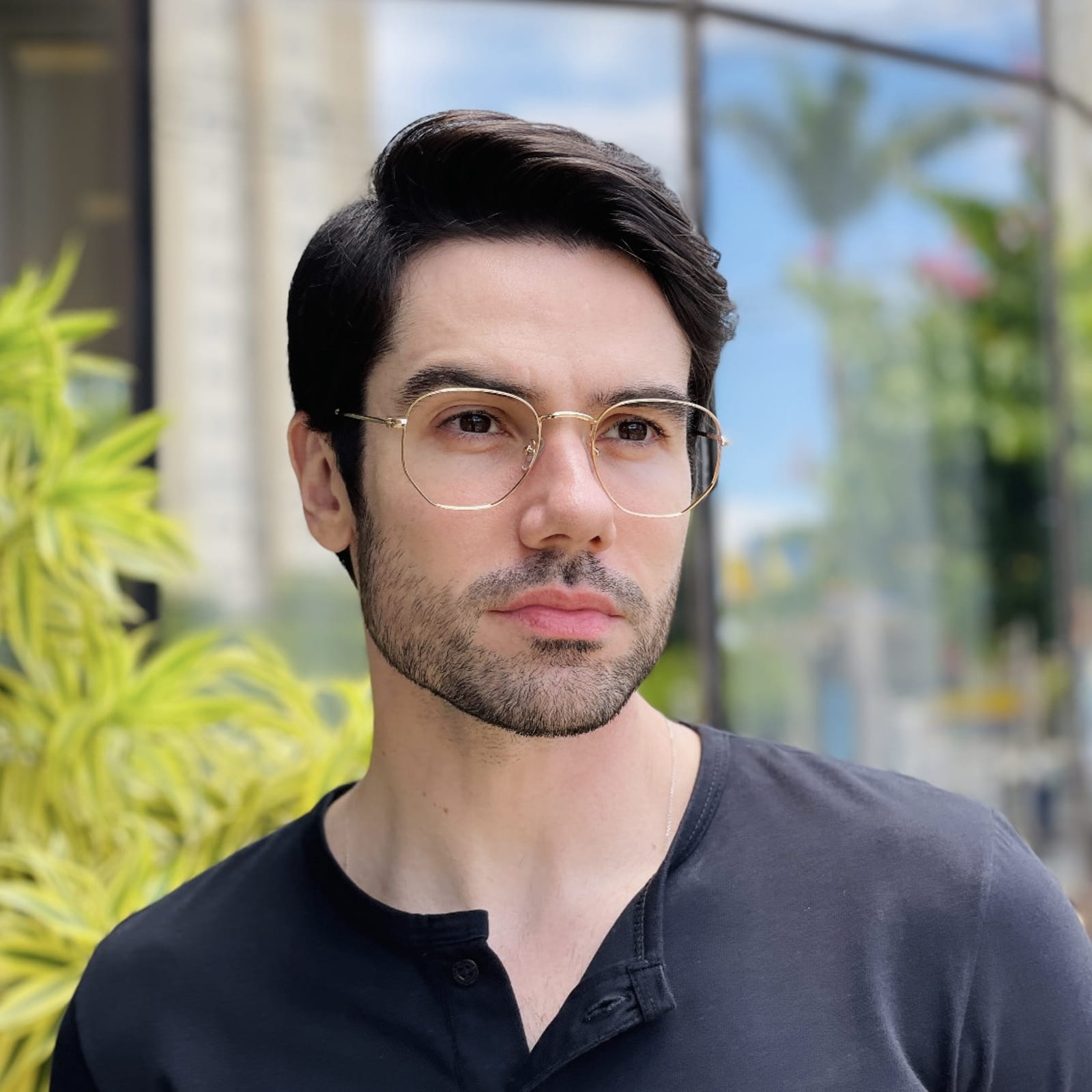 safine com br oculos de grau masculino hexagonal dourado tales 3 safine com br oculos de grau masculino hexagonal dourado tales 3