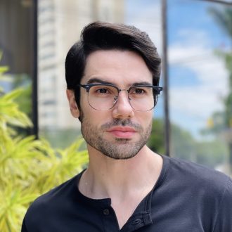 safine com br oculos de grau masculino quadrado azul vini