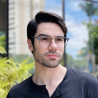 safine com br oculos de grau masculino quadrado cinza vini 2