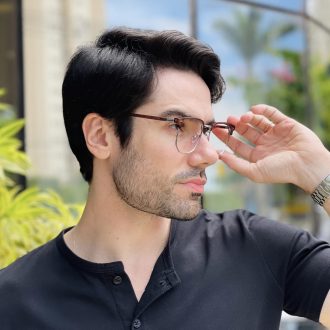 safine com br oculos de grau masculino quadrado marrom vini